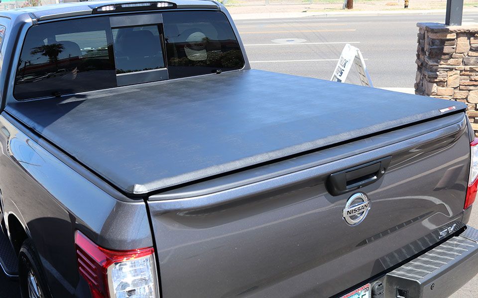 fits 16-19 Nissan Titan with or w/o Track System 66 Bed 588801 TruXedo Lo Pro Soft Roll-up Truck Bed Tonneau Cover