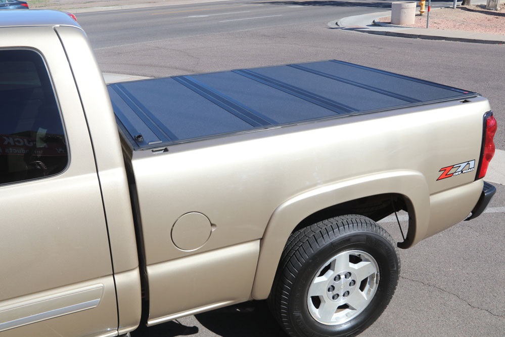 chevy silverado bakflip mx4 hard folding truck bed cover