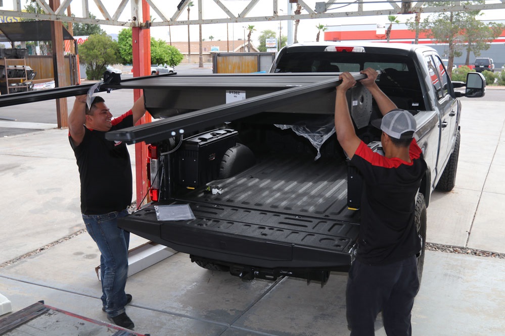 retractable tonneau cover Installation