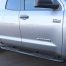 4 Inch Oval Nerf Bars 4X Black Toyota Tundra Double Cab