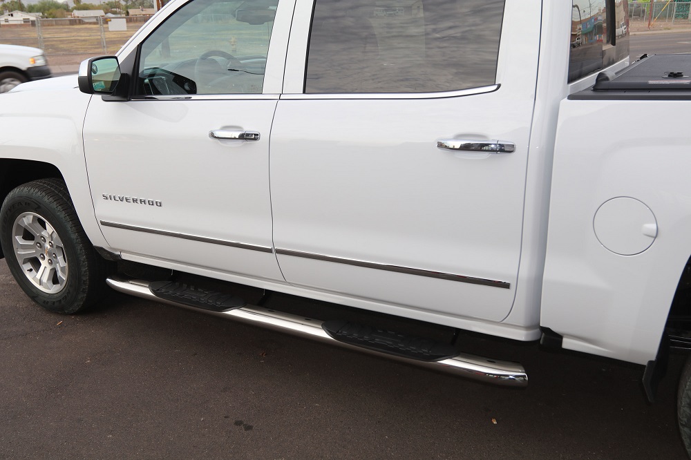 Crew Cab Step Boards 5 Inch Wide Sidebars