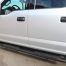 FORD F150 SIDE STEPS 4 INCH OVAL BLACK NERF BARS