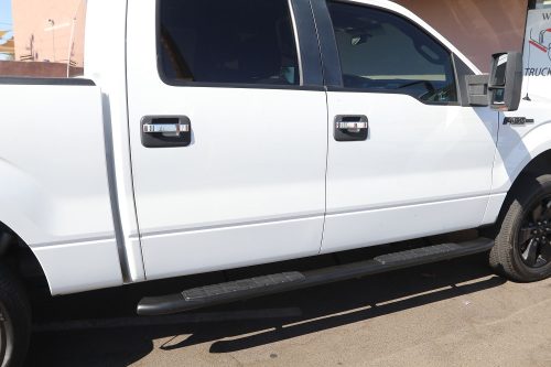FORD F150 SUPERCREW 4 INCH BLACK STEP BOARDS