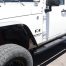 JEEP WRANGLER 4 INCH BLACK NERF BARS