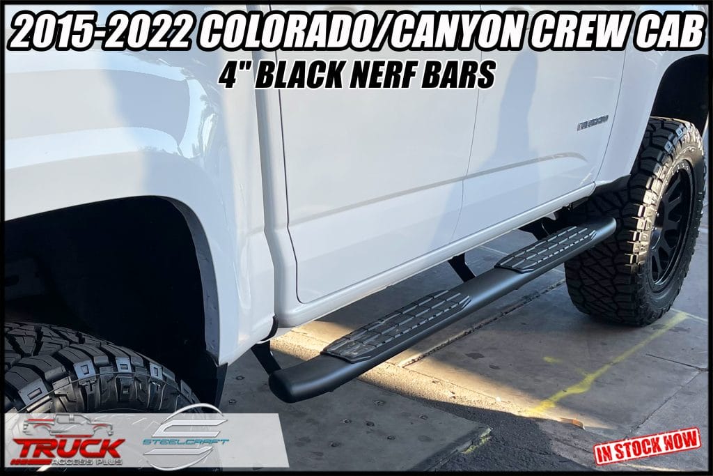 Chevy Colorado Crew Cab Nerf Bars - Truck Access Plus