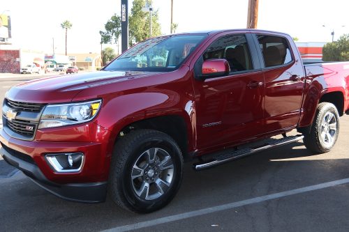 CHEVY COLORADO CREW CAB 4 INCH OVAL NERF BARS