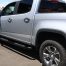 Chevy Colorado Running Boards Black nerf Bars 3 inch round