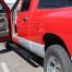 RAM QUAD CAB 4 INCH OVAL BLACK NERF BARS