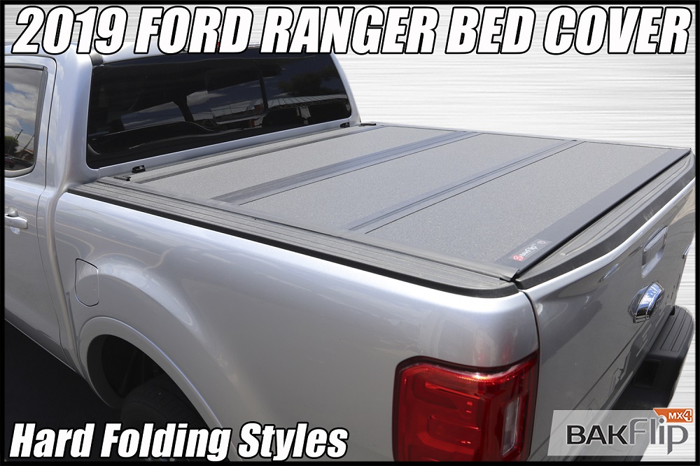 2019 Ford ranger hard folding tonneau cover bakflip mx4