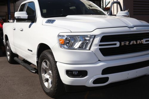 2019 Ram quad cab 4 inch black step boards