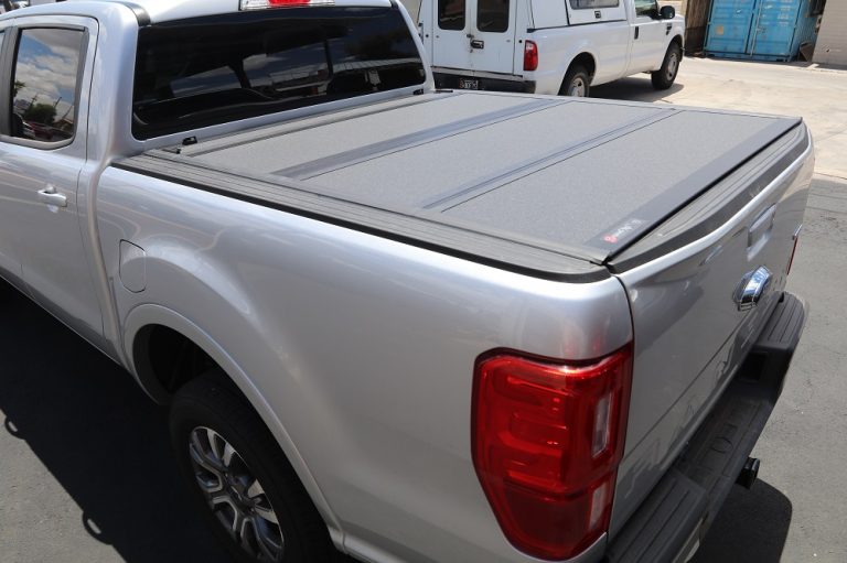 2019-2021 Ford Ranger BAKFlip MX4 Hard Folding Truck Bed Cover - Truck