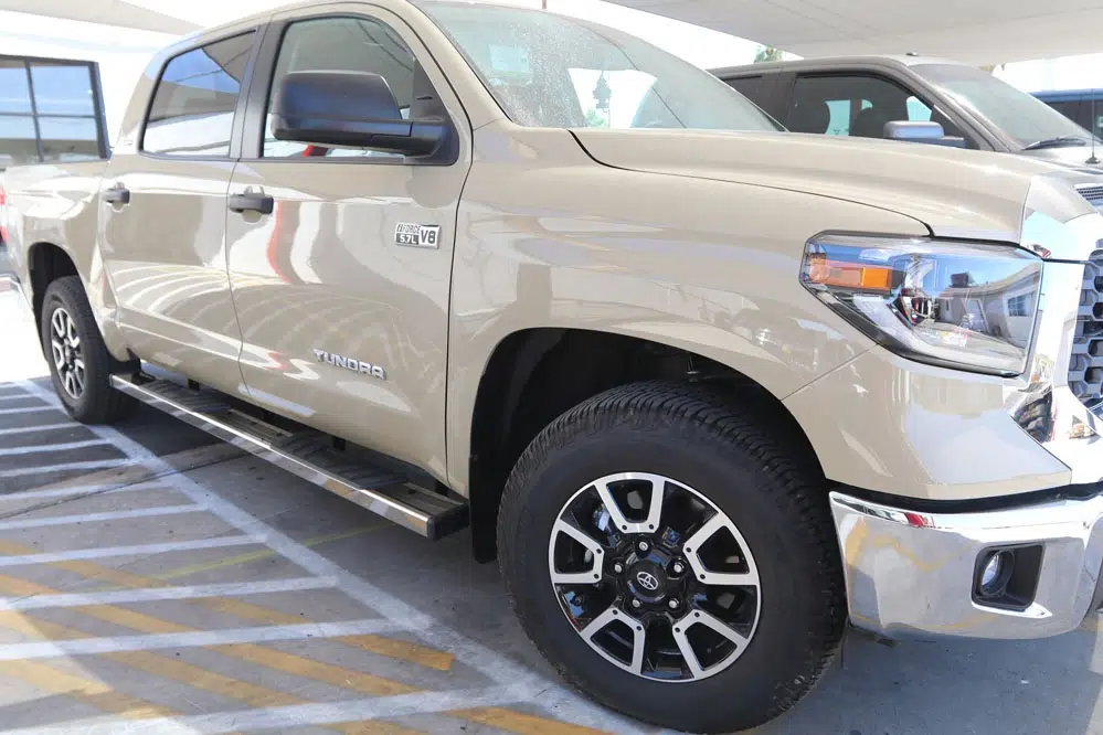 6 inch polished stainless steel running boards toyota tundra