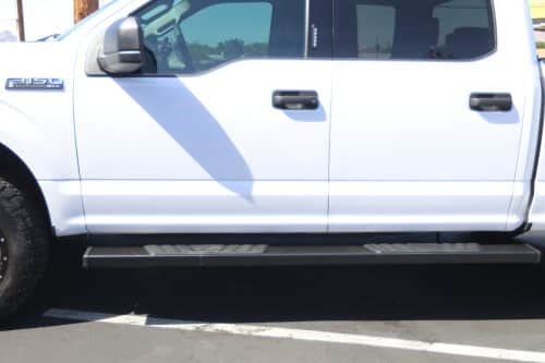 FORD F150 6 INCH BLACK STEP BOARDS