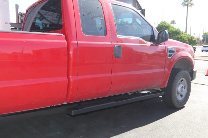 ford super duty 6 inch black step boards