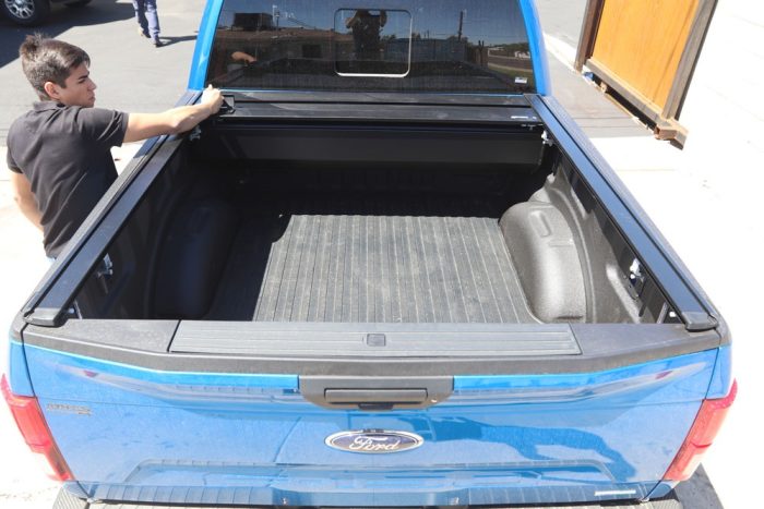 retraxpro xr retractable tonneau cover for pickup bed racks