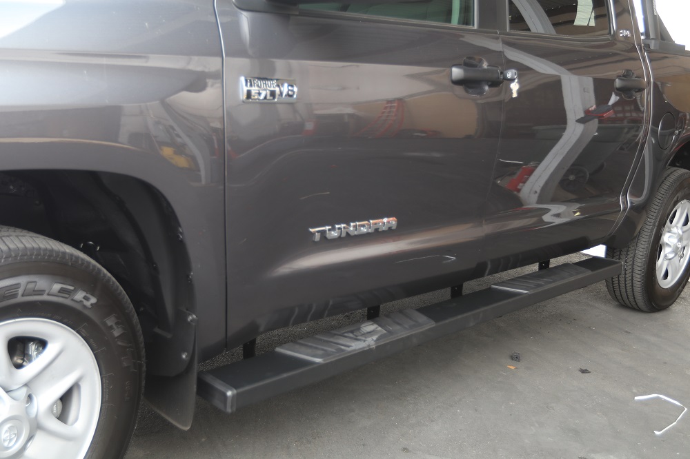 2007-2019 Toyota Tundra CrewMax 6" Wide Black Step Boards