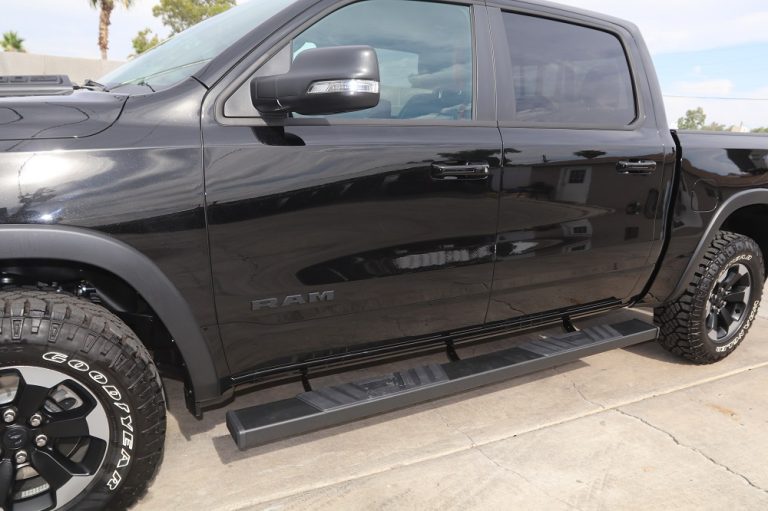 20192024 Ram Crew Cab Black 6″ Wide Running Boards Truck Access Plus