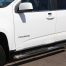 chevy colorado 4 inch oval nerf bars polished running boards