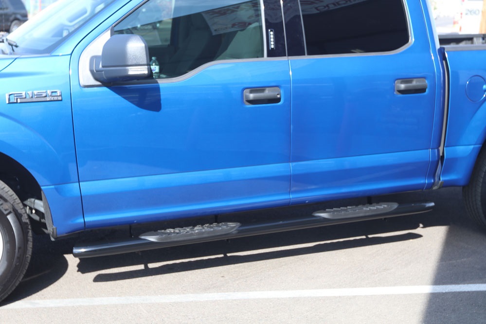 ford running boards f150 5 inch black nerf bars