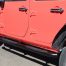 JEEP WRANGLER 3 INCH ROUND BLACK NERF BARS