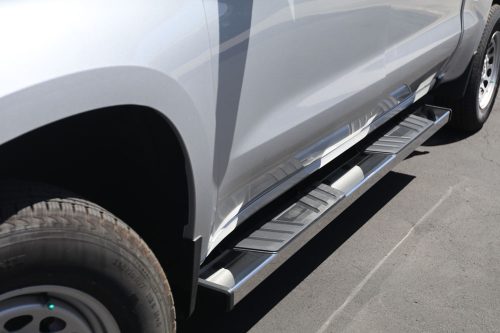polished stainless steel running boards 6 inch wide
