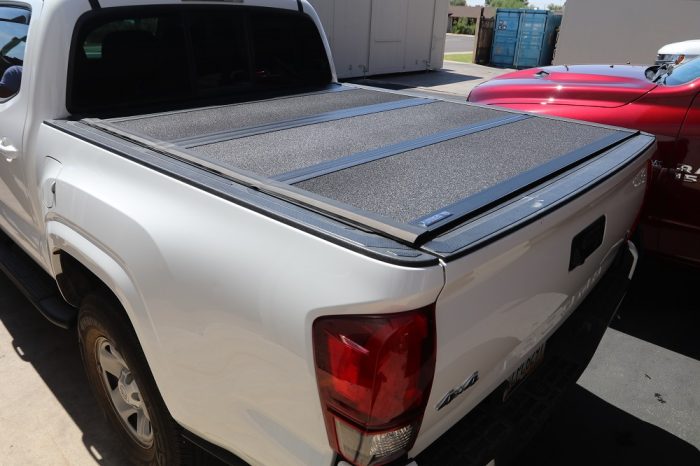 tacoma hard trifold tonneau cover armorflex