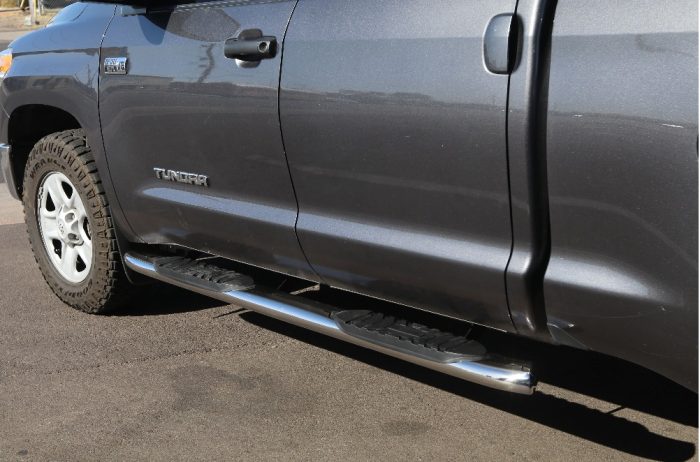 toyota tundra step boards double cab 5 inch nerf bars