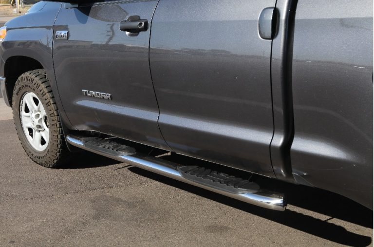 2007-2021 Toyota Tundra Double Cab 5″ Wide Polished Steps - Truck ...