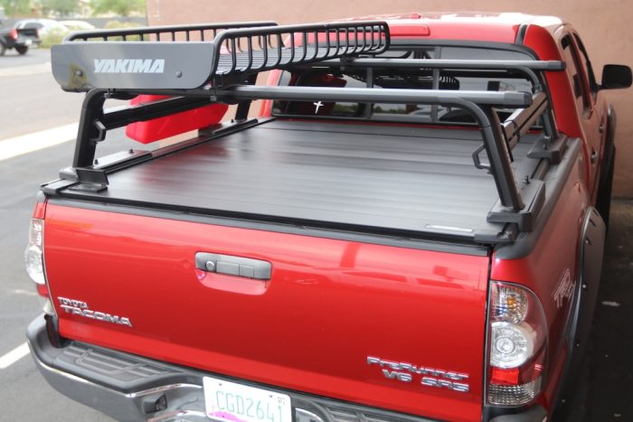 offroad truck bed rack yakima outpost hd tacoma retraxpro xr