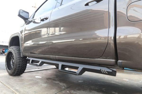 2021 Chevy Silverado Running Boards Black