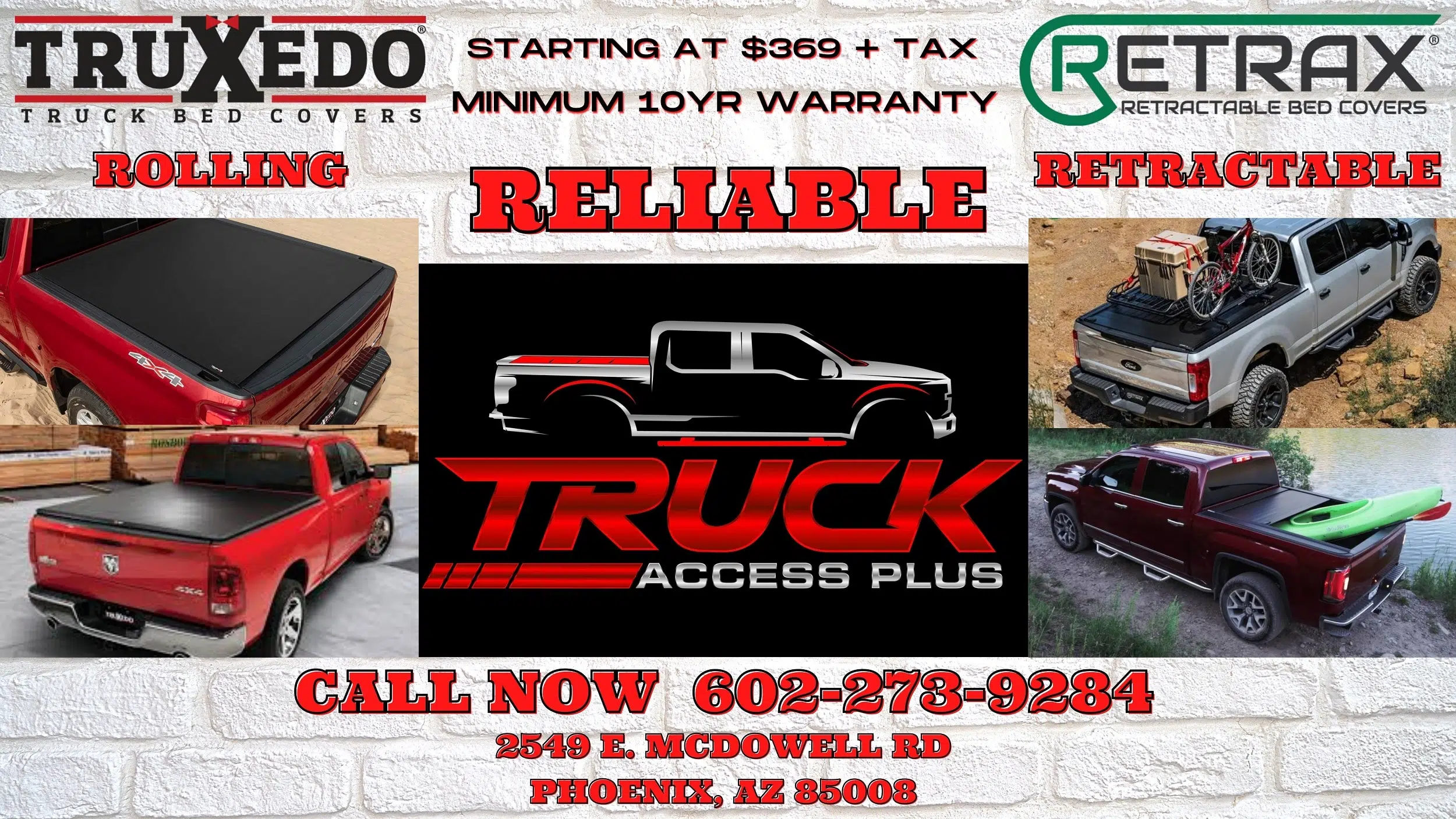 rolling-retractable truck bed covers in arizona