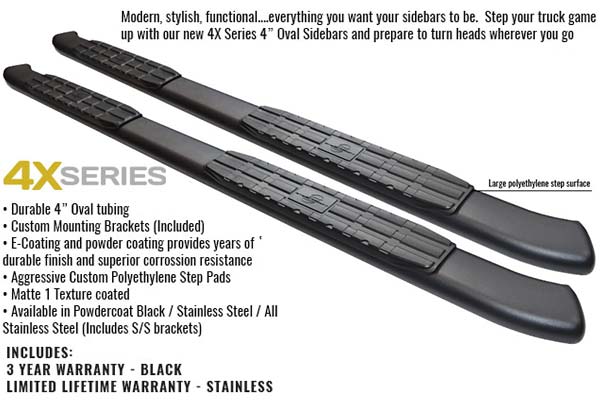 steelcraft-4in-4x-series-oval-nerf-bars-black steelcraft-4in-4x-series-oval-nerf-bars-black