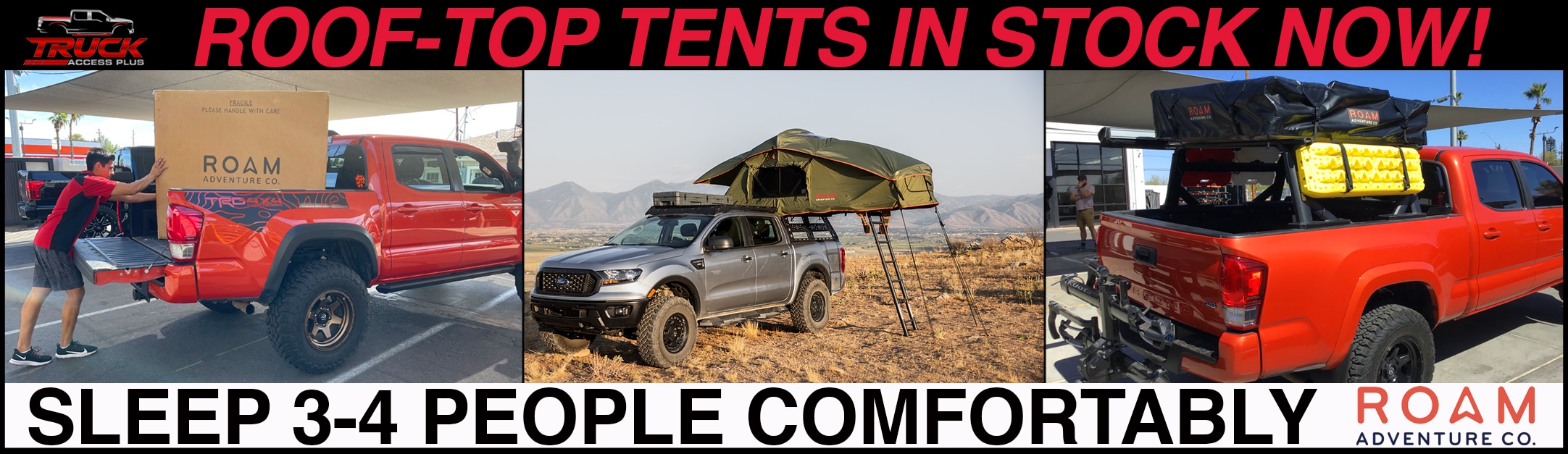 roam adventure co rooftop tents for truck