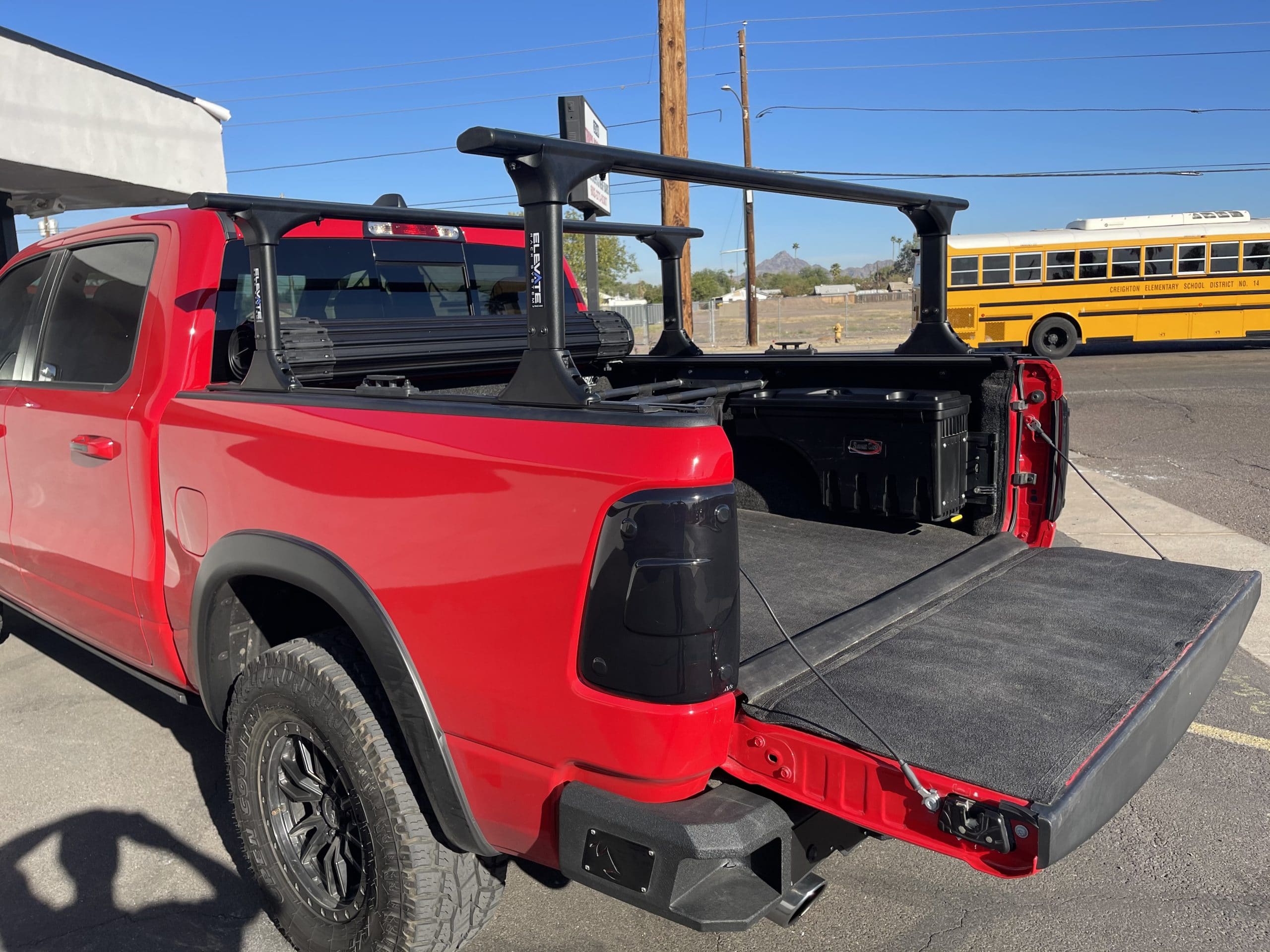 truck bed rack system by truxedo-elevate