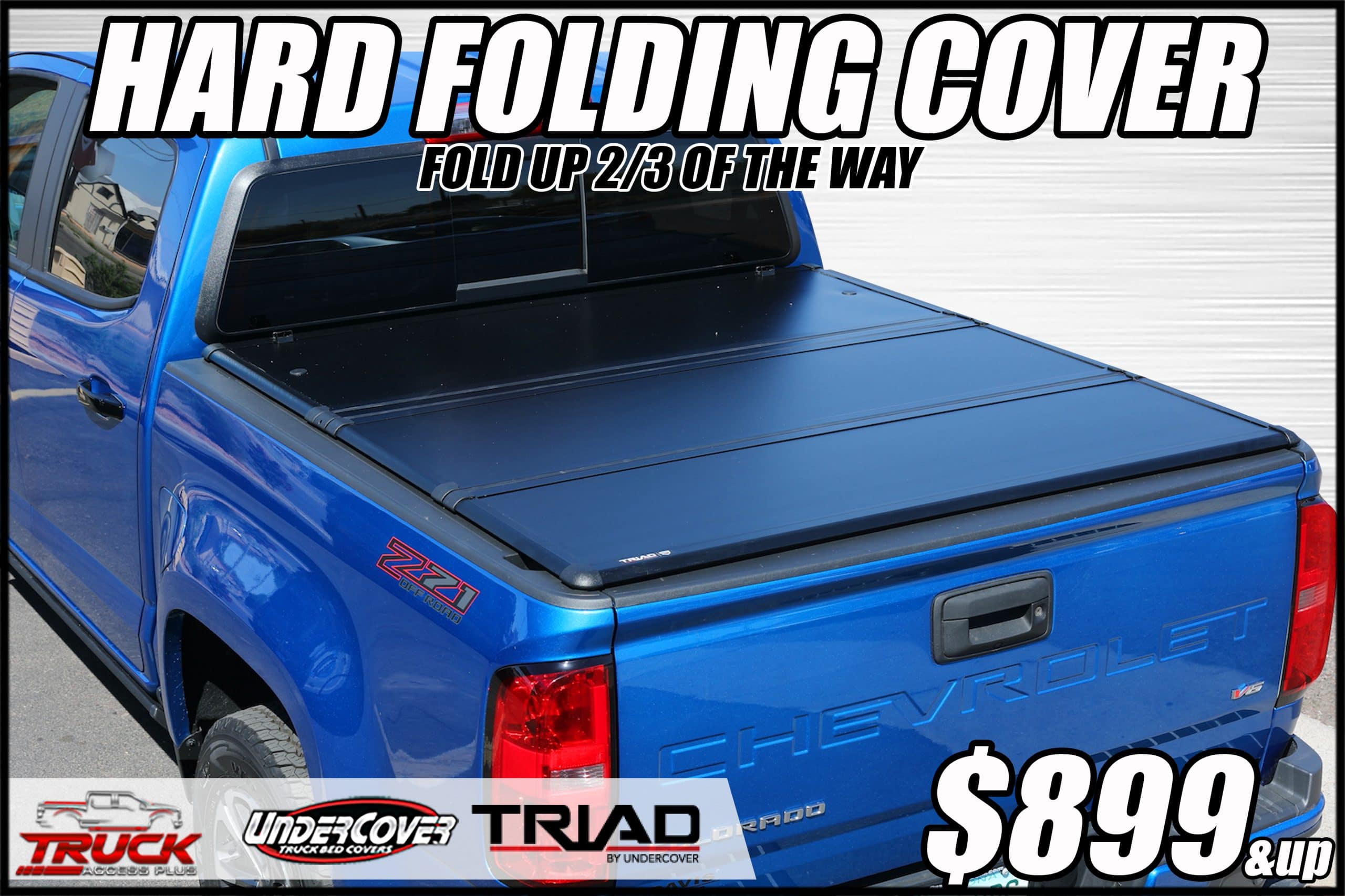 hard folding tonneau cover _ undercover triad