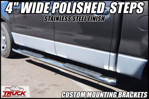 F150 4 INCH OVAL RUNNING BOARDS 2014