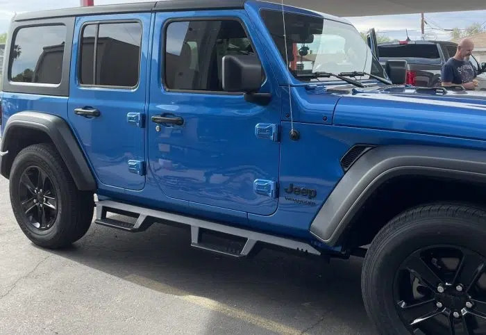 jeep wrangler nerf bars n fab