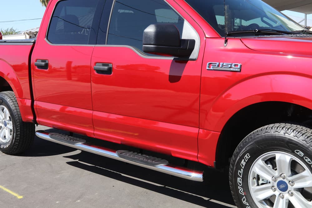 ford f150 crew cab 5 inch oval nerf bars
