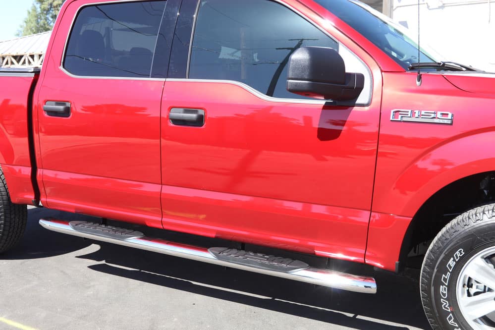 5 inch oval nerf bars stainless steel