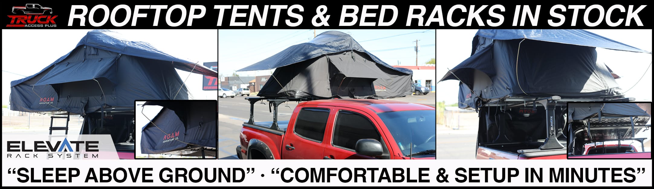 ROAM ADVENTURE CO ELEVATE RACK ROOFTOP TENT ROAM ADVENTURE CO ELEVATE RACK ROOFTOP TENT