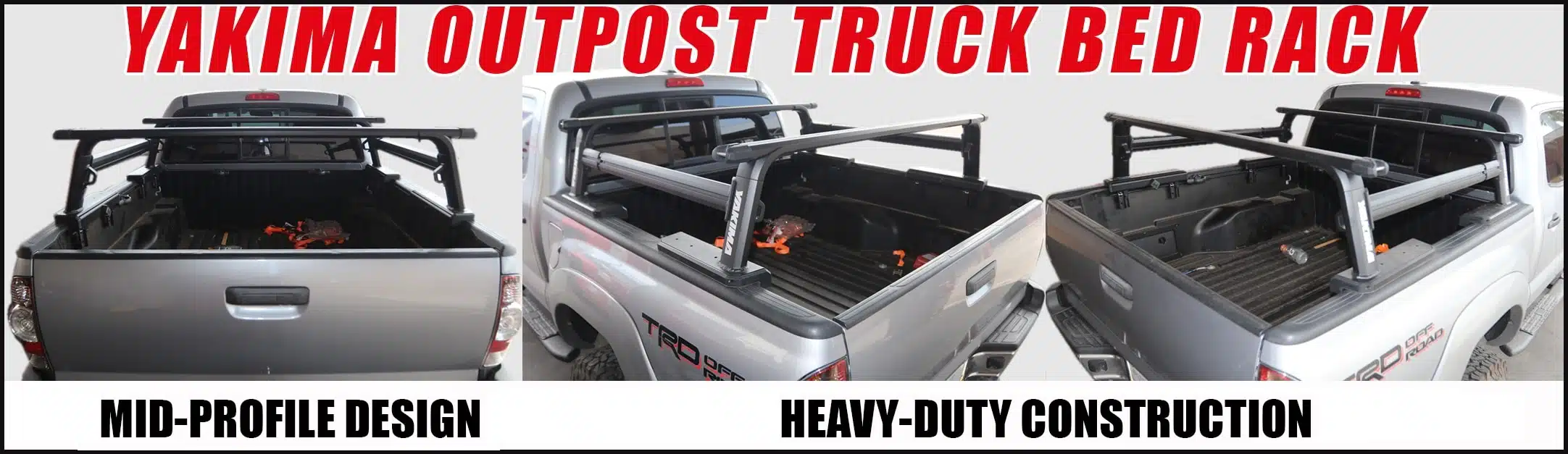 yakima outpost hd bed rack system