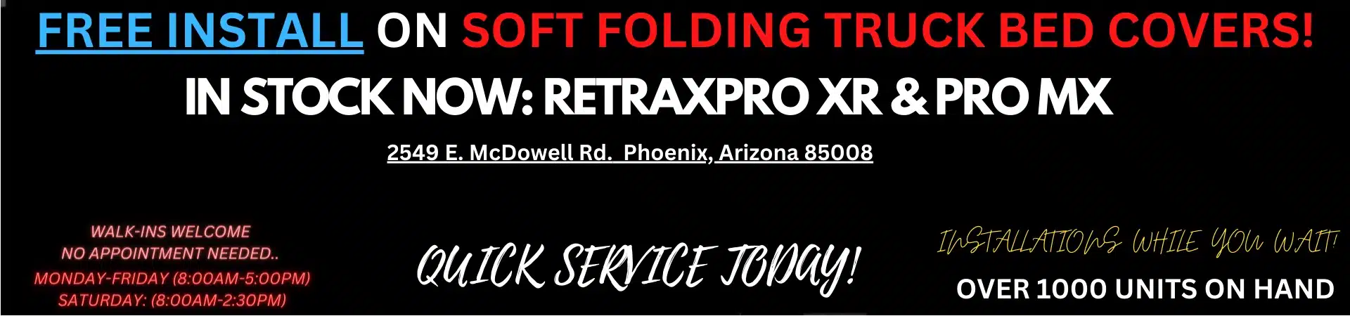 free install on soft folding truck bed covers