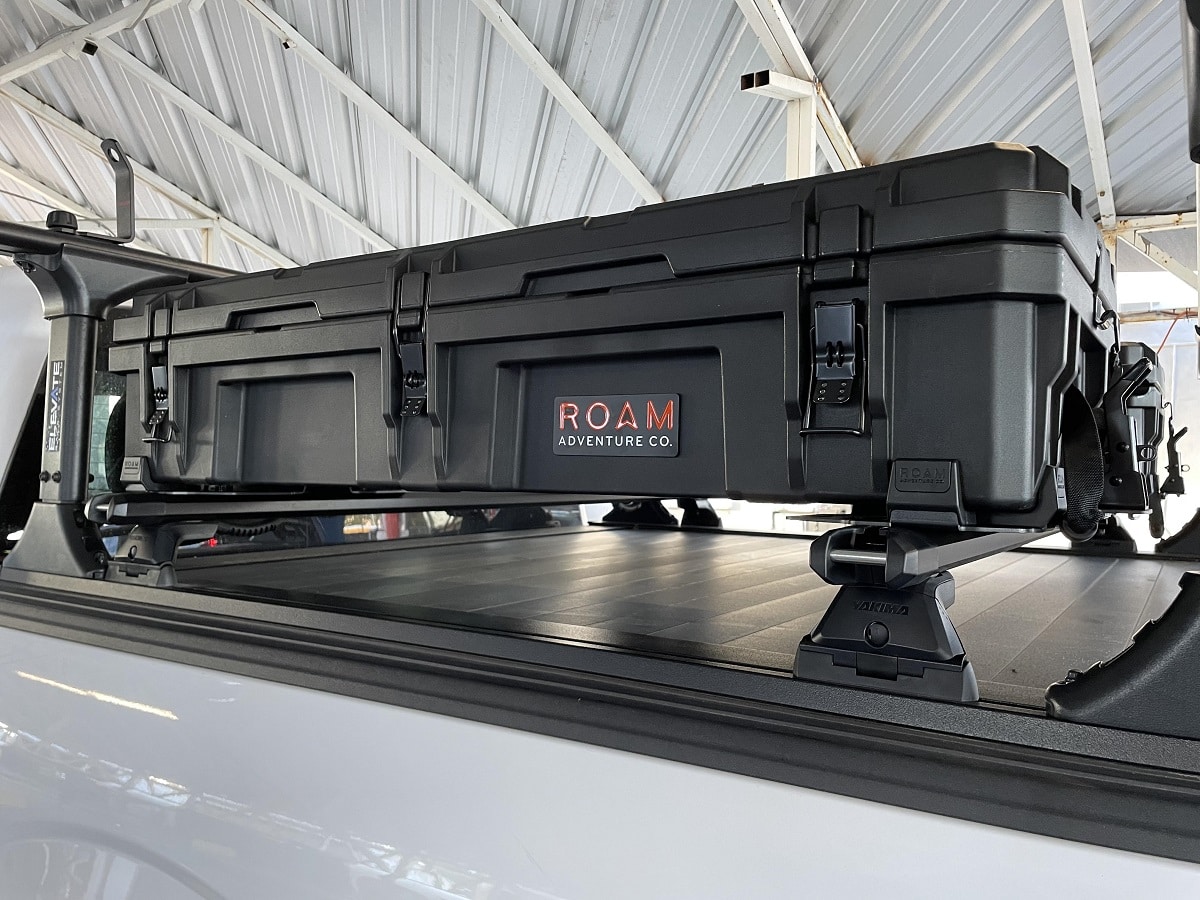 roam adventure co rugged case mounts truck bed rack elevate