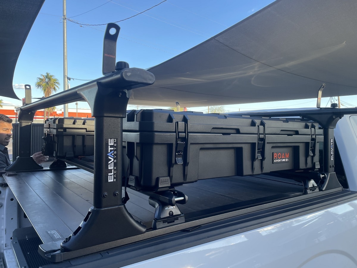 truxedo elevate rack retraxpro xr truck bed cover