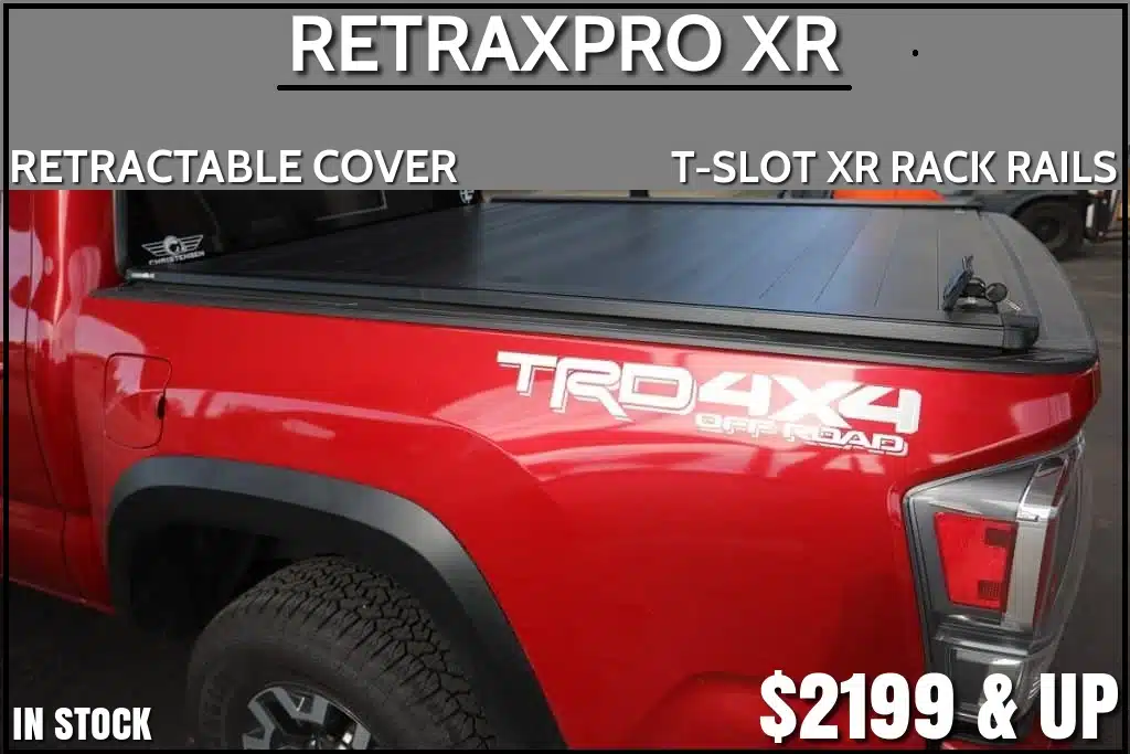 retraxpro xr retractable rack bed tonneau cover