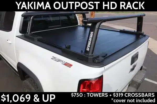 outpost hd yakima truck bed rack