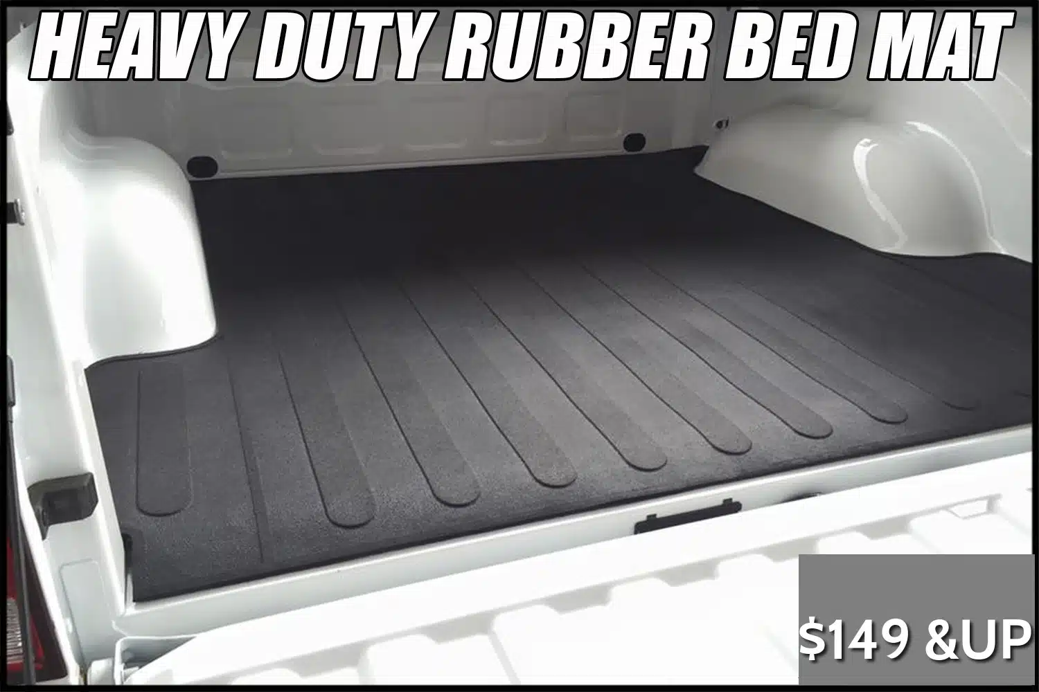 heavy-duty rubber truck bed mat