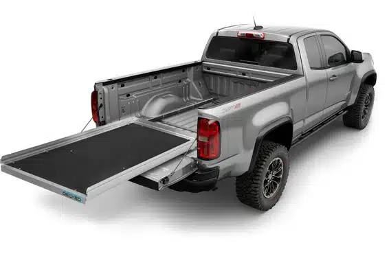 decked truck bed slide