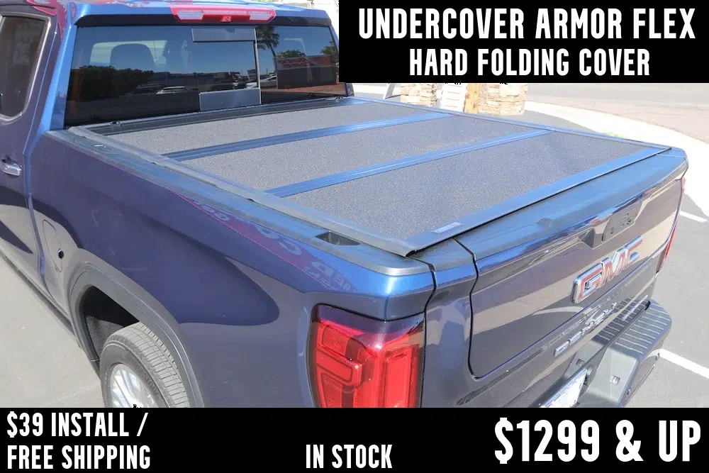 undercover armor flex tonneau cover hard folding