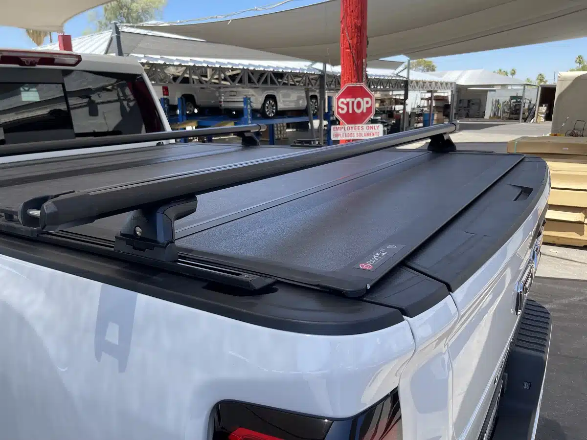 truck bed rack and bakflip mx4 tonneau cover
